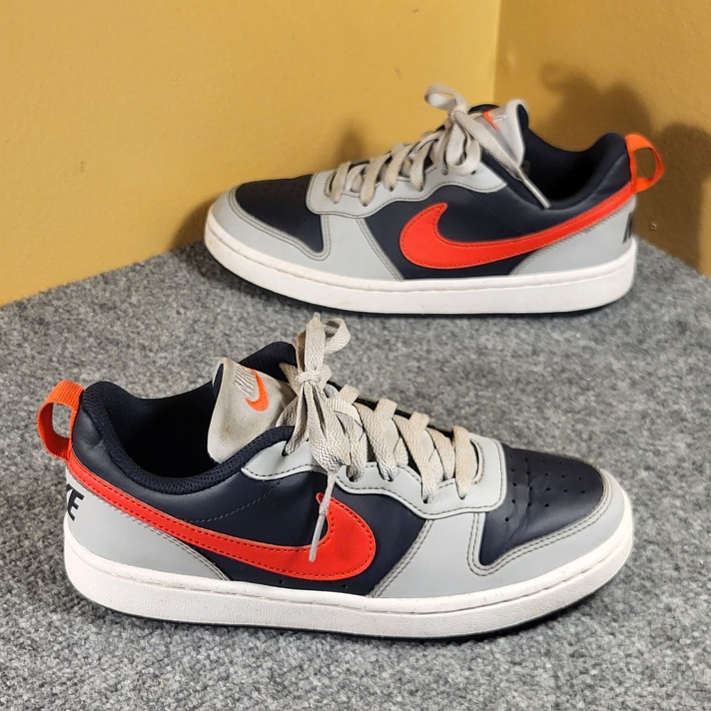 Nike Court Borough Low Recraft Light Smoke Bright Crimson (DV5456-003) Sz 5.5Y